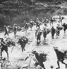 Infiltrators on the move in Laos down the Ho Chi Minh Trail. Nvamarch2.jpg