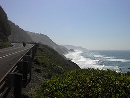 Highway 101 langs de kust van Oregon