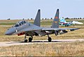 מטוס סוחוי Su-30MKK בתצוגה אווירית.