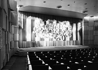 Teatersalen med Sven Kai-Larsens inredning, 1963.