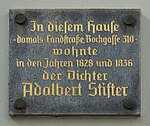 Adalbert Stifter – Gedenktafel