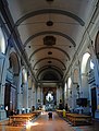 The interior of the church