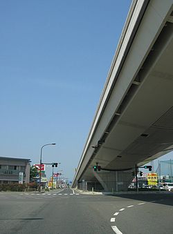 国道18号母袋高架橋（稲葉母袋）