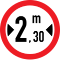 Width limit