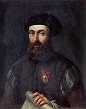 Ferdinand Magellan led the first expedition that circumnavigated the globe in 1519-1522. Retrato de Hernando de Magallanes.jpg