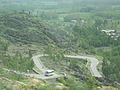 Road to Buddhist remains at Jamal Garhi.