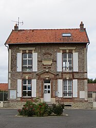 The town hall in Saint-Léger