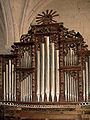 Organo de la iglesia de Sta. Mª la Real.