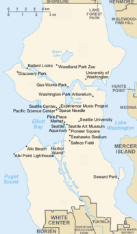 mapa de Seattle