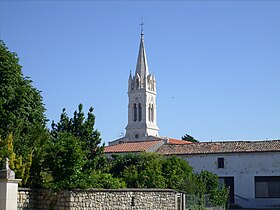 Le centre-bourg de Semussac