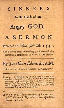 Грешники в руках разгневанного бога, Джонатан Эдвардс 1741.jpg