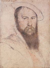 Thomas Wyatt, Hans Holbein nuoremman mukaan.