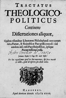 Tractatus Theologico-Politicus by Spinoza Spinoza Tractatus Theologico-Politicus.jpg