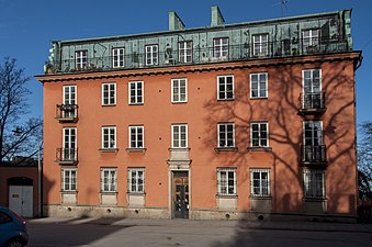 Stigbergsgatan 27, uppfört av storbyggmästaren Olle Engkvist, arkitekt Ragnar Östberg