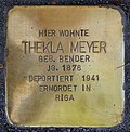 Stolperstein für Thekla Meyer (Stammheimer Straße 13)