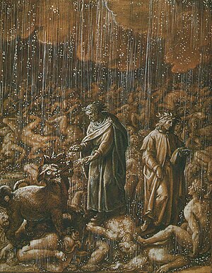 Illustration of Dante's Inferno, Canto 6