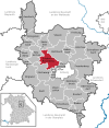 Lage der Gemeinde Sulzbach-Rosenberg im Landkreis Amberg-Sulzbach