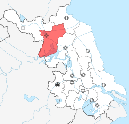 Suqian – Mappa