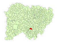 Localisation de Linares de Riofrío