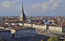 Turin. with the Mole Antonelliana visible