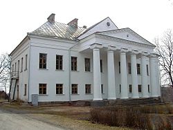 Vārkavas manor in Vecvārkava