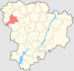 阿列克谢耶夫斯卡亚区的位置