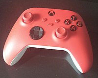 An Xbox Pulse Red controller