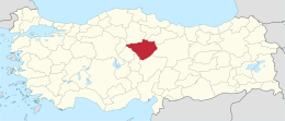 Yozgat – Localizzazione