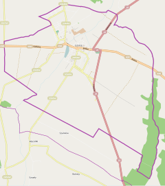 Localização de Łosice na Polónia