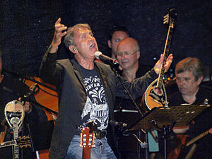 George Dalaras in Caesarea's Roman theatre, 2011