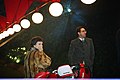 «Москва 1997». актриса Татьяна Друбич и В. Гвоздицкий, съемка к/ф «Москва».