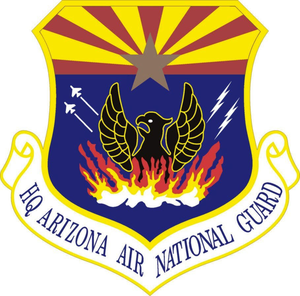 Patch of the U.S. Arizona Air National Guard.