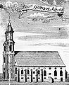 De Joriskerk in 1736