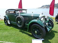 Carroceria de um Bentley de 1930.