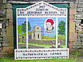 Well dressing til minne om Jedediah Buxton i Elmston i 2007.