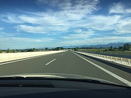 Ο Αυτοκινητόδρομος Κεντρικής Ελλάδας ανατολικά των Τρικάλων, 2021