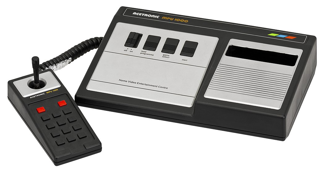 The Acetronic MPU 1000, one of the many consoles based on the 1292 Advanced Programmable Video System