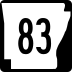 Highway 83 marker
