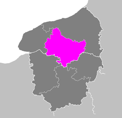 Location of Rouen in Haute-Normandie