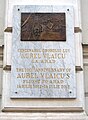 Plaque commemorating Vlaicu's flight in Arad on July 14, 1912.