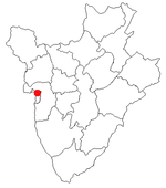 Plassering av Bujumbura