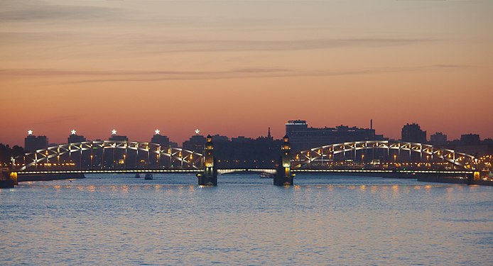 370. Большеохтинский мост, Санкт-Петербург. Автор — A.Z.Anisimov