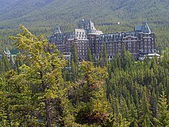 L'hôtel Fairmont Banff Springs, ( Alberta, Canada )