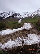 avalanche du 31 mai 2013 - Souriche contrebas du Lienz Barèges