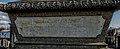 Plaque du monument funéraire de Hyacinthe Martin Bizet. Inscription : « Conseiller municipal de 1840 à 1865 - Maire de Brest depuis le 10 avril 1848 jusqu'au 15 août 1865 - Officier de la Légion d'honneur le 12 août 1858 »
