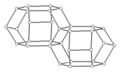 Connexion de deux molécules de cancrinite.