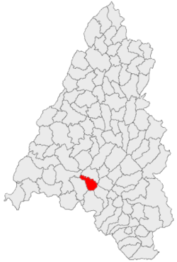 Location of Căpâlna