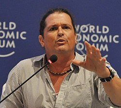 Карлос Вивес на Всемирном экономическом форуме.