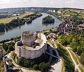 Château Gaillard ('Strong Castle'), Normandy, France - the most favourite residence of King Richard I of England (build by him in the years 1196 - 1198)