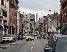 Charles Street looking south from Chase Street in Baltimore CharlesandChase.jpg